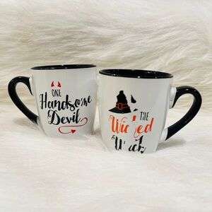 Couples Cute Halloween Mugs Set